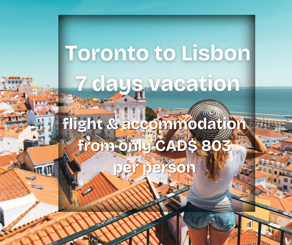 toronto to lisbon vacation do it yourself package foxsaga