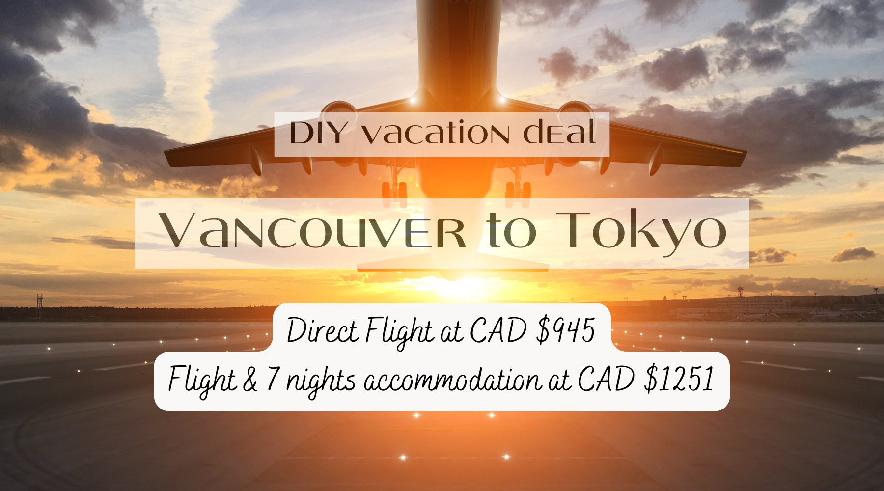 diy vacation deal from vancouver tot tokyo may 2025 bargain price