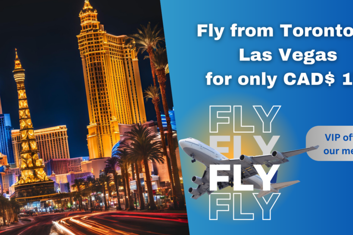 fantastic flight deal from toronto to las vegas nevada