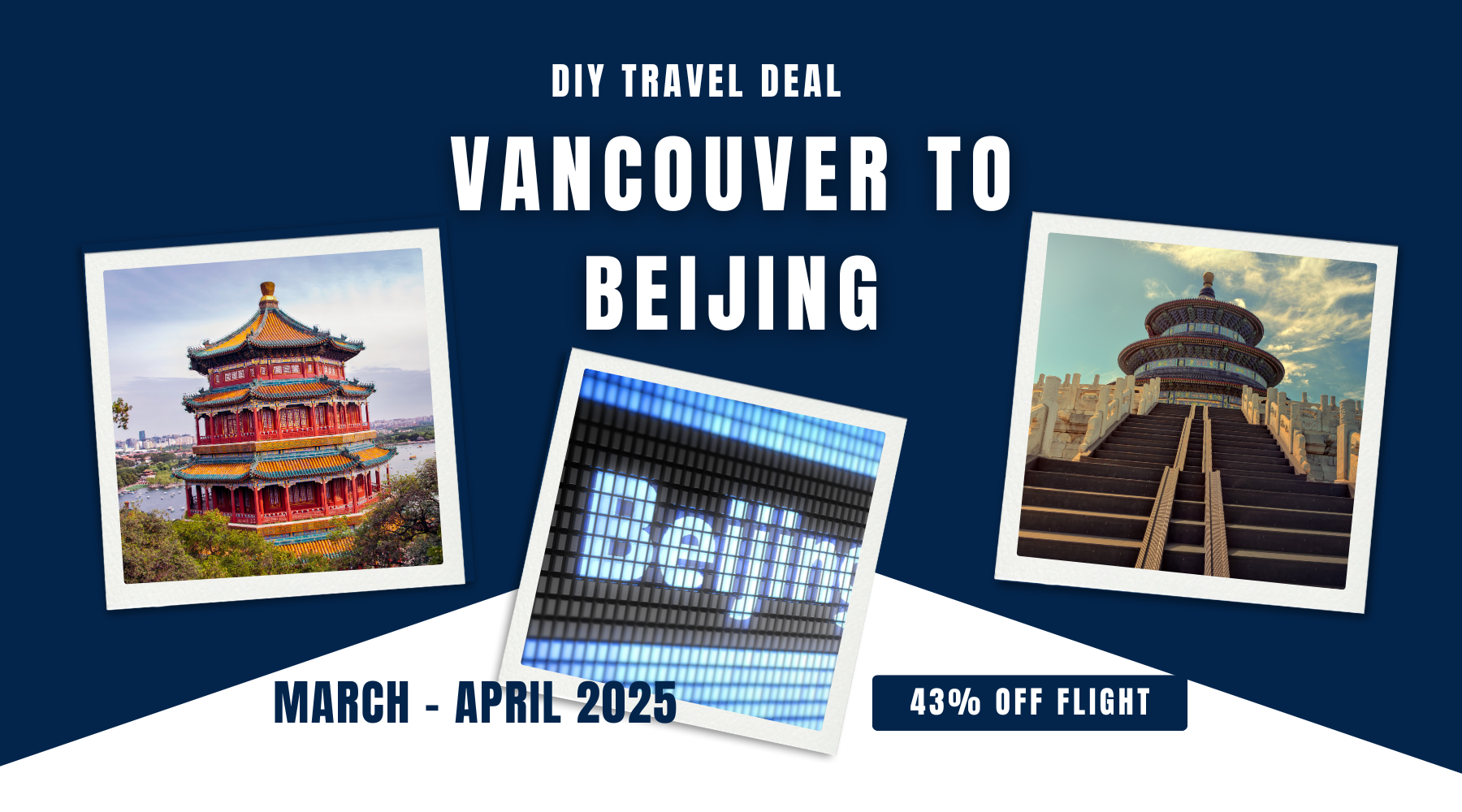 DIY travel deal from Vancouver to Beijing