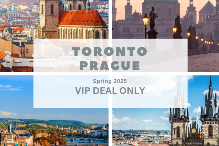 DIY vacation from Toronto to Prague spring 2025 wanderer