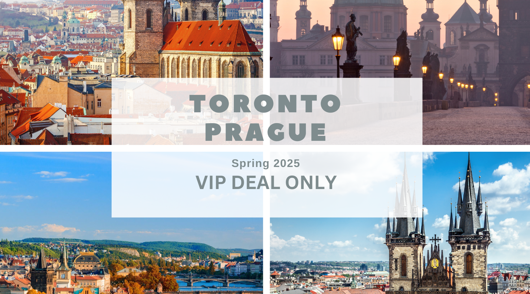 DIY vacation from Toronto to Prague spring 2025 wanderer