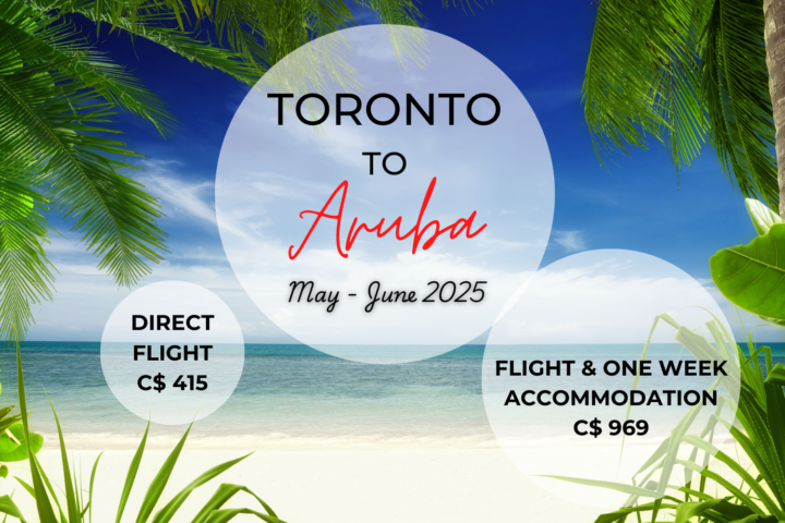 DIY vacation deal in Aruba from Toronto