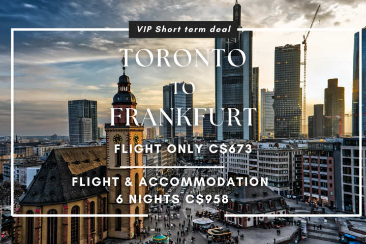 DIY vacation deal from Toronto to Europe Frankfurt