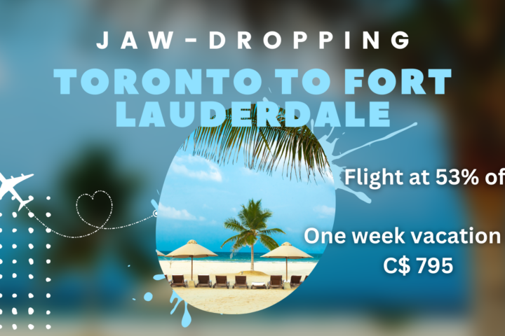 toronto to fort lauderdale diy vacation deal