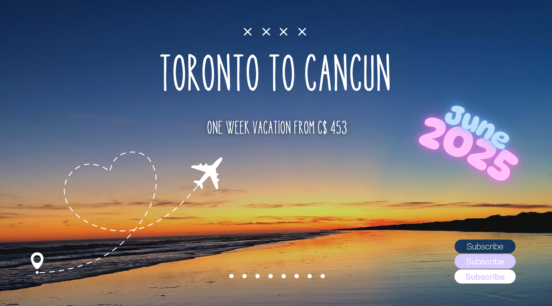 Toronto to cancun do it yourself vacation deal idea package wanderer adventure