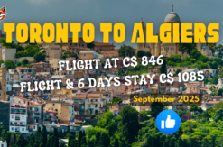 Do it yourself vacation idea deal from toronto to algiers fall 2025 wanderer adventure