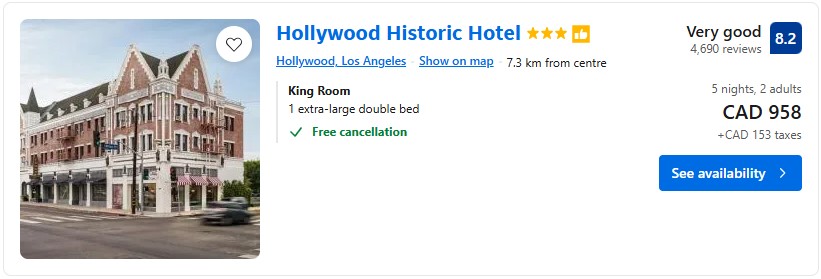 city break last minute Toronto to Burbank vacation diy