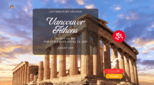 Last minute vacation do it yourself from Vancouver to Athens Greece adventure