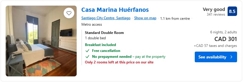 accommodation in santiago de chile diy vacation adventure from toronto