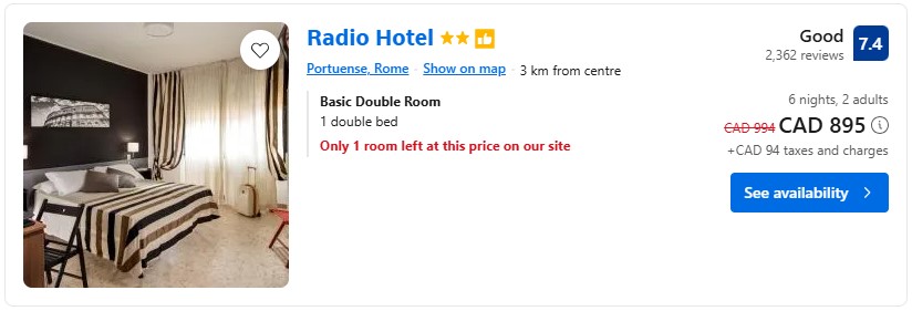 accommodation in Rome vacation DIY adventure