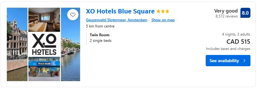 hotel in amsterdam last minute diy vacation from toronto
