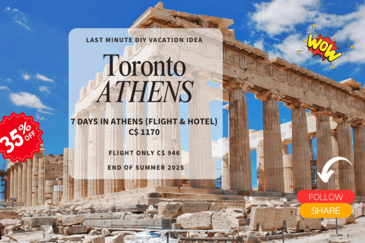 Last minute diy adveture from Toronto to Athens wanderer