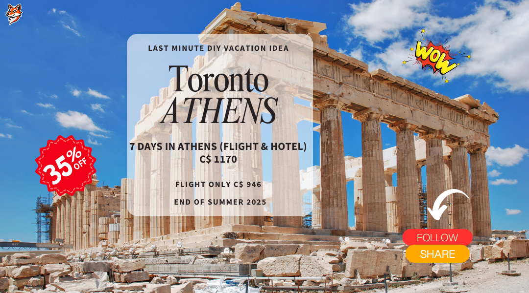 Last minute diy adveture from Toronto to Athens wanderer