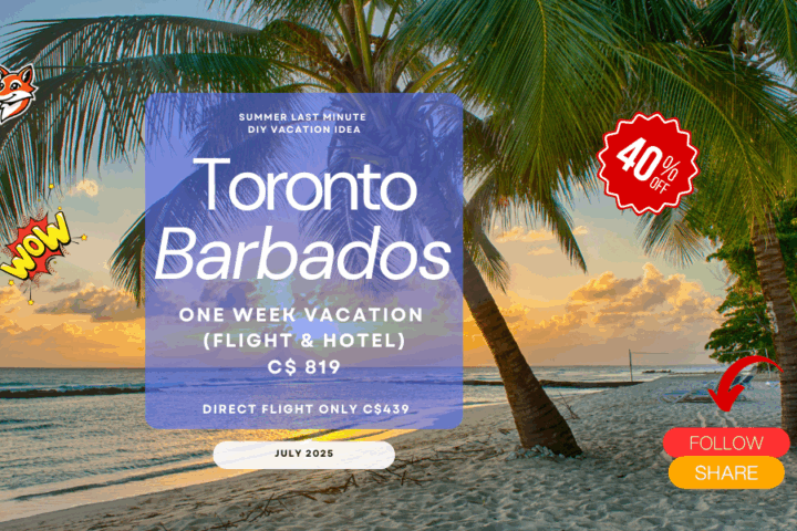 Last minute adventure from Toronto vacation diy wanderer flight hotel