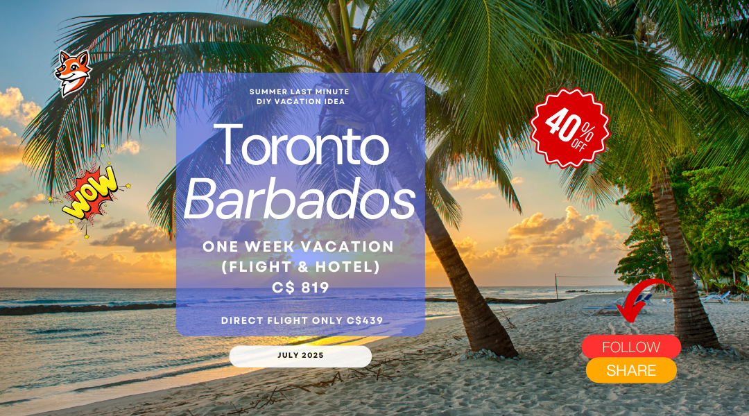 Last minute adventure from Toronto vacation diy wanderer flight hotel