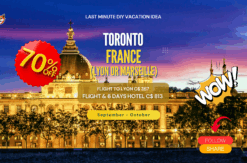 Last minute flight vacation do it yourself deal Toronto to France