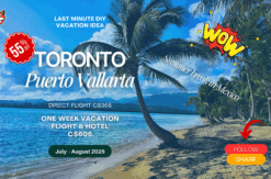 last minute vacation diy adventure from Toronto to Puerto Vallarta
