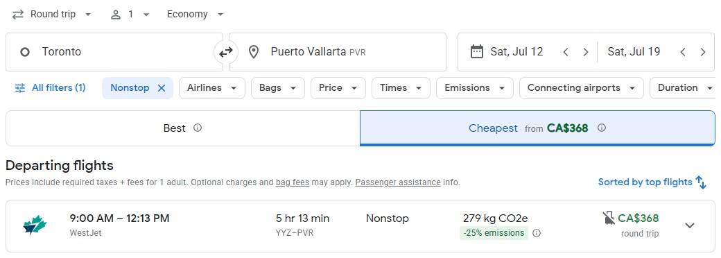 amazing last minute flight from Toronto to Mexico diy vacation adventure