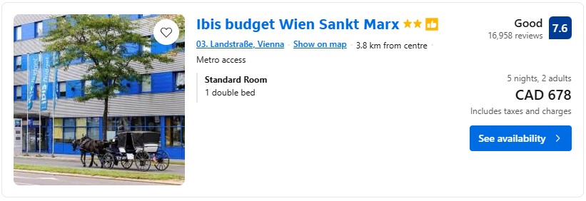 city break in Vienna from Toronto adventure wanderer DIY package deal