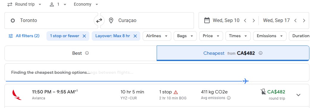 last minute toronto flight to curacao diy vacation
