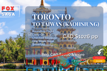 Lat minute vacation DIY adventure from Toronto to Taiwan Kaohsiung city