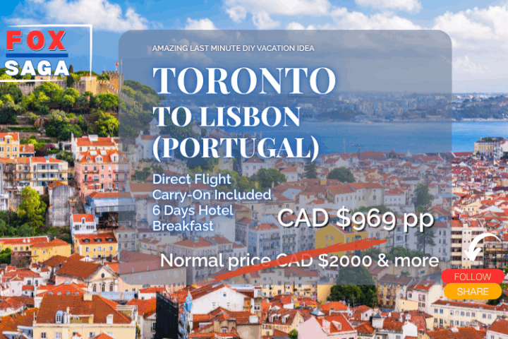 Amazing last minute vacation from Toronto to Lisbon DIY adventure