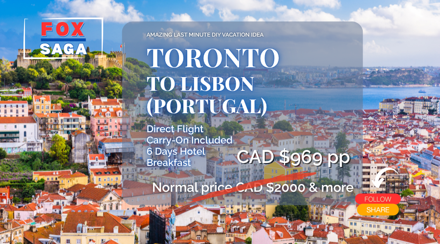 Amazing last minute vacation from Toronto to Lisbon DIY adventure