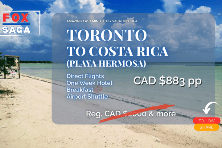 Last minute vacation from Toronto to Costa Rica DIY adventure