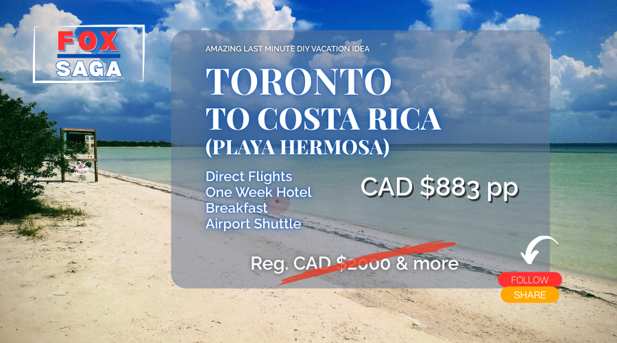 Last minute vacation from Toronto to Costa Rica DIY adventure
